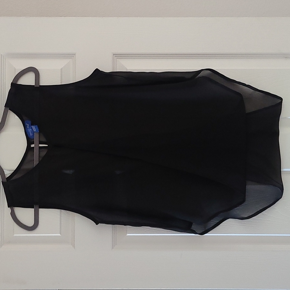 Envy Me Black Sheer Top